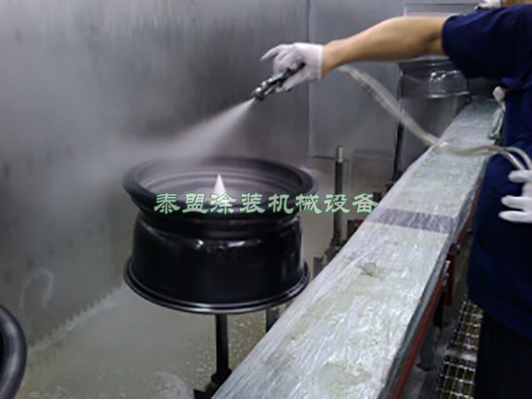 輪轂噴涂