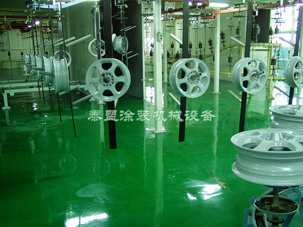 鋁輪懸掛線現(xiàn)場實景