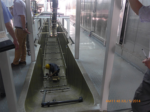 電泳槽內(nèi)管路